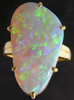 Jewelry ring opal,opal ring,custom design jeweller,opal goldsmith