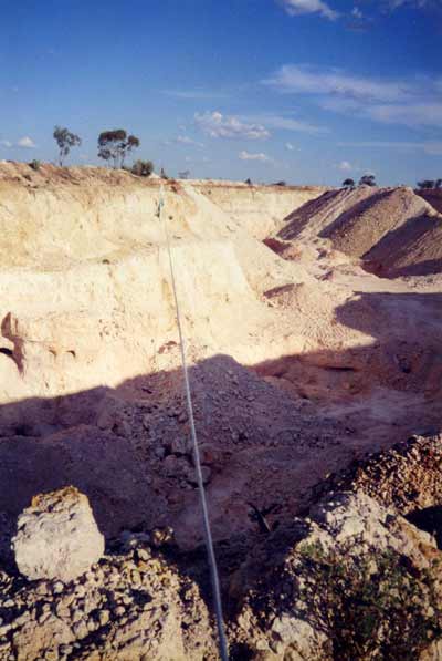 graham black opal mine, lightning ridge australia