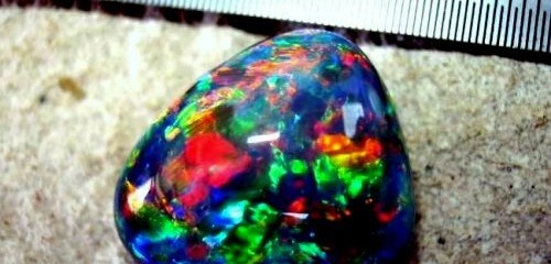 Gemstones Black Opal Mining Lightning Ridge Australian.