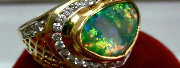 Birthstone Opal Jewelry Gemstone For October.