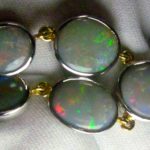 opal necklace, custom made opal jewelry