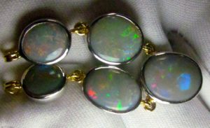 opal necklace, custom made opal jewelry