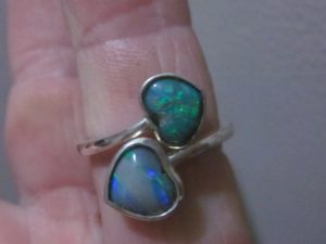 opal ring,black opal rings