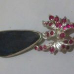 black opal pendant