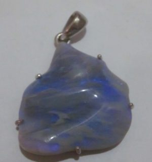 opal crystal pendant