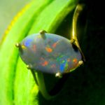 black opal ring