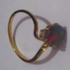 gold black opal rings