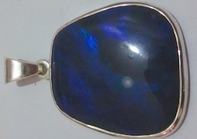 Black opals.