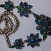 diamond black opal necklace