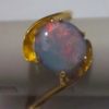 gold opal rings
