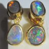 earrings opals,black opal earrings, opal earrings