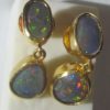 earrings opals,black opal earrings,opal earrings