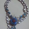 necklace handcrafted,opal necklace