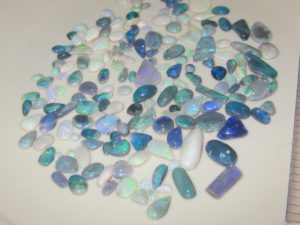 opal rubs Australian,cut polished opal package
