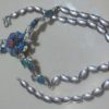 necklace handcrafted,opal necklace