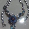 necklace handcrafted,opal necklace