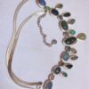 silver opal necklace