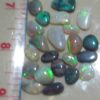 black opal gemstones