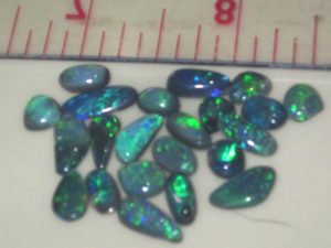 polished australian opals