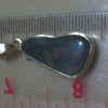 silver handcraft opal pendant
