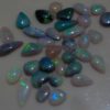 polished opals,opals parcel,black opal parcel