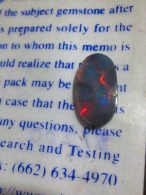 Opals gemstone