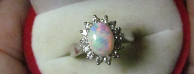 Opal Ring Handcrafted.