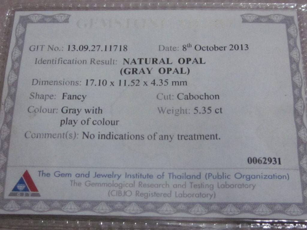 certificate black opals,black opal certificate,gemstone opal testing,opal testing,gem lab testing services,gemstone testing certificate, document proof solid opal 