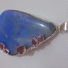 blue opal pendant,blue opal necklace