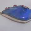 blue opal pendant,blue opal necklace