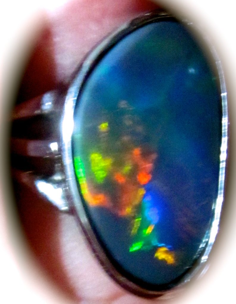 natural opal rings