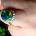 opal diamonds rings,opal rings,black opal rings