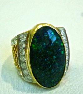 ring opal handmade,handmade opal ring,opal rings,black opal rings