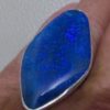 opal ring,black opal ring,handmade black opal ring