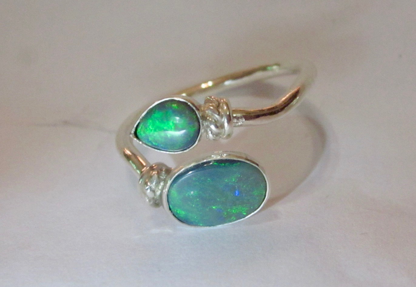Opal rings Guaranteed 100% all natural Australian opals in the ring.