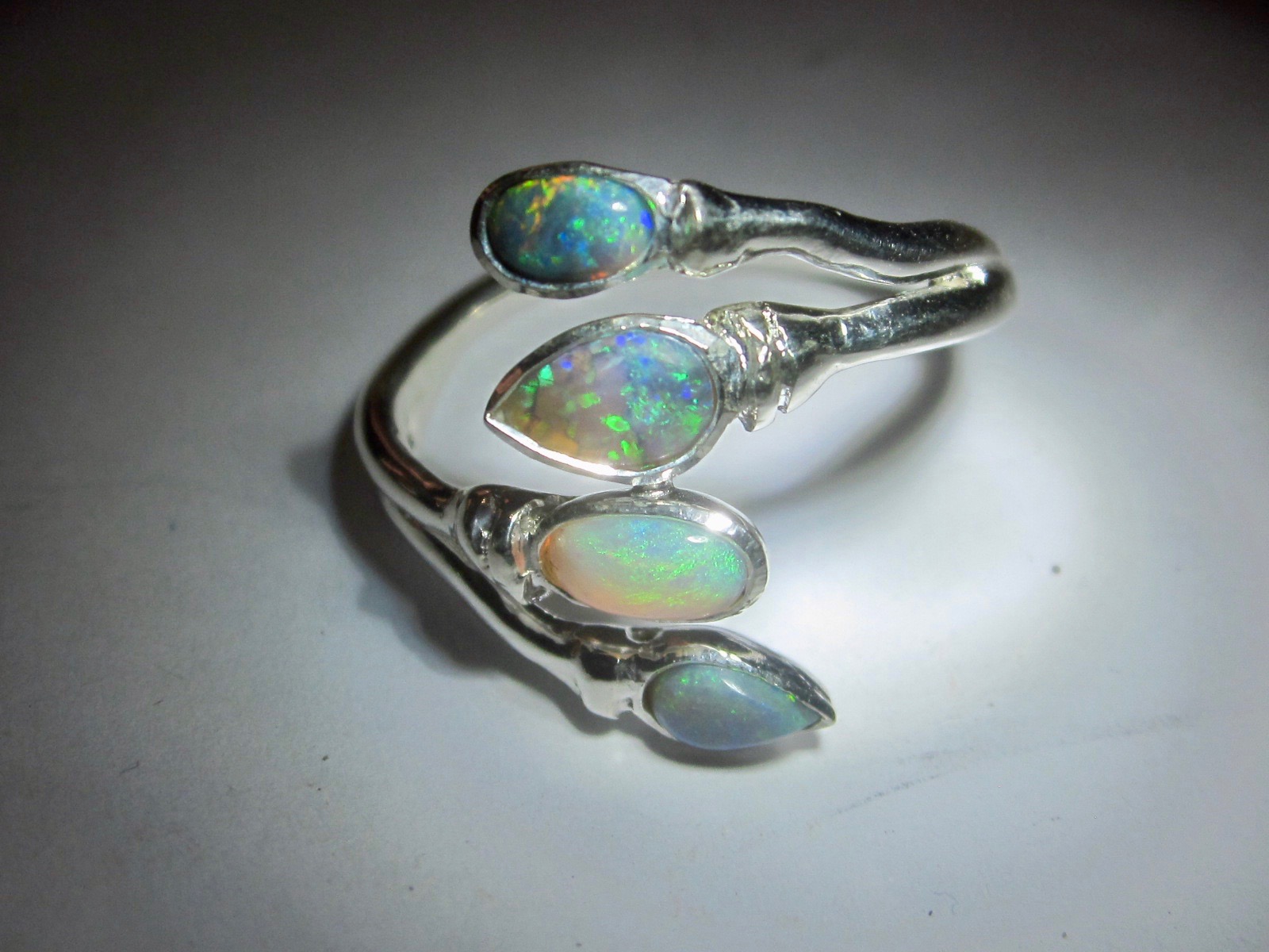 opal gemstone rings