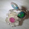 opal ring,ring with opals,opal rings