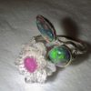 opal ring,ring with opals,opal rings