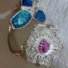 opal engagement ring, engagement opal ring