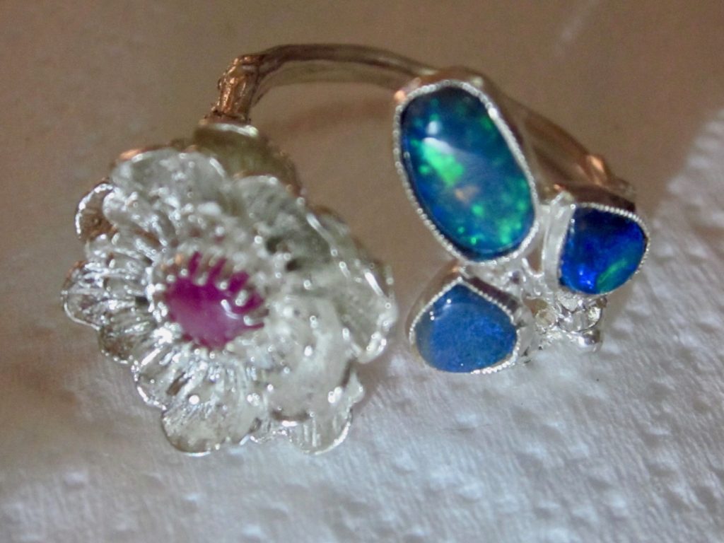 opal engagement ring, engagement opal ring