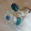 opal ring,opal rings,black opal ring