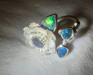 opal ring, jewellery opal ring