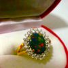 opal ring,black opal ring