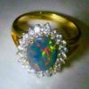 opal ring,black opal ring