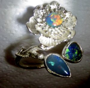 colour opal ring