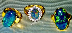 rings opals