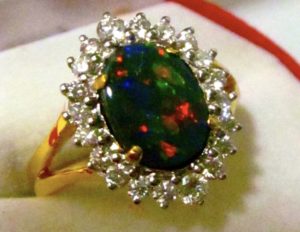 colour opal ring